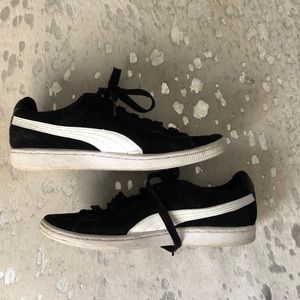 Black womens puma sneakers